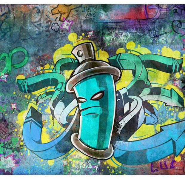 Street Art Wallpaper Wall Mural - Graffiti Wall Warrior