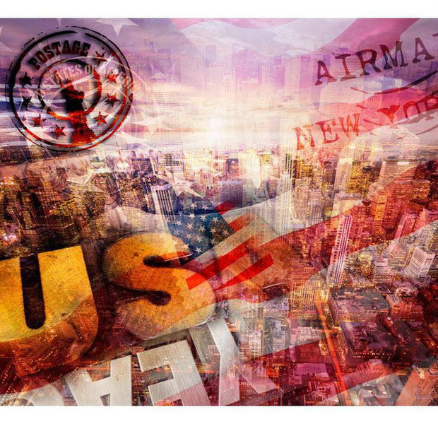 Wallpaper Wall Mural - New York Postcard