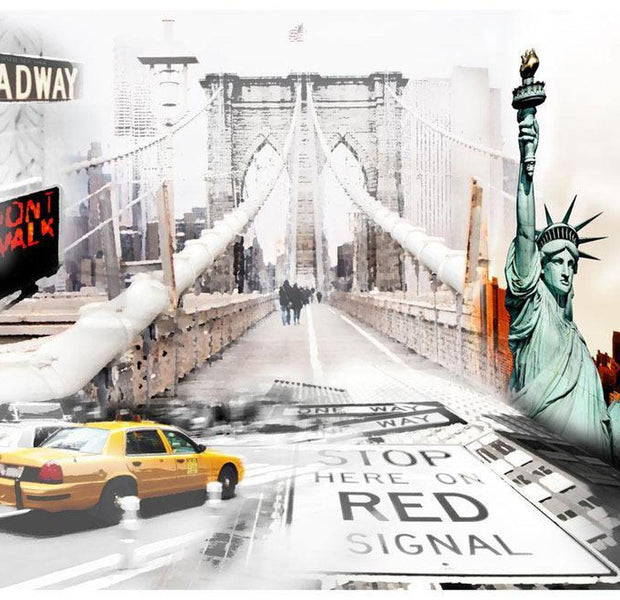 Wallpaper Wall Mural - New York Streets