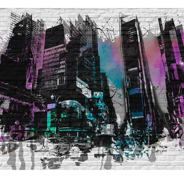 Street Art Wallpaper Wall Mural - Outside The City Walls