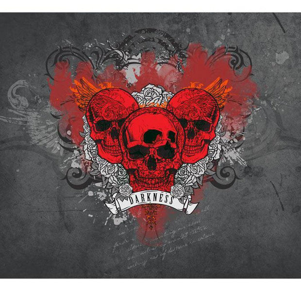 Street Art Wallpaper Wall Mural - Red Darkness