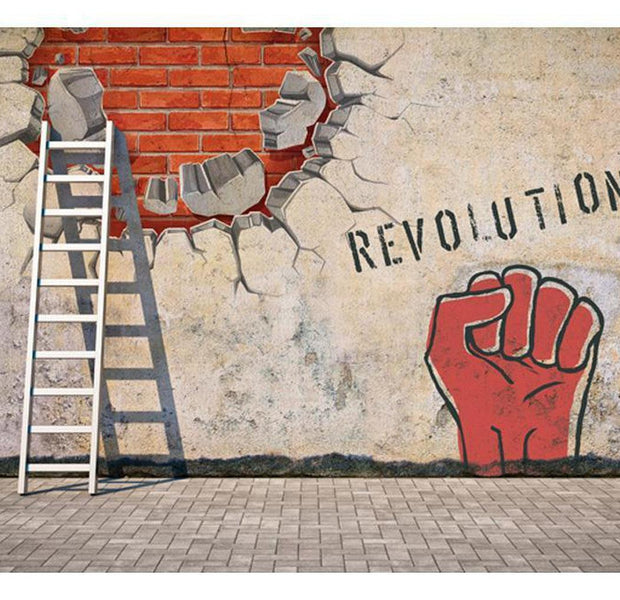 Street Art Wallpaper Wall Mural - Revolution