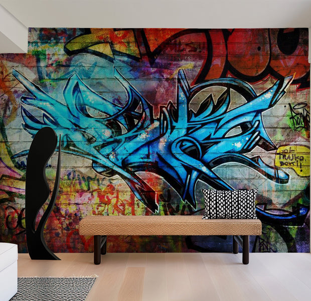 Street Art Wallpaper Wall Mural - Street Dreams 118"Wx90"H