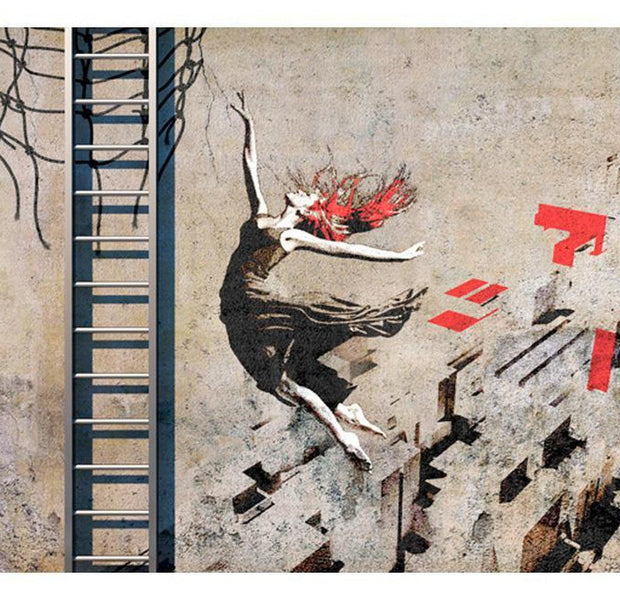 Street Art Wallpaper Wall Mural - The Sleepwalker's Dance