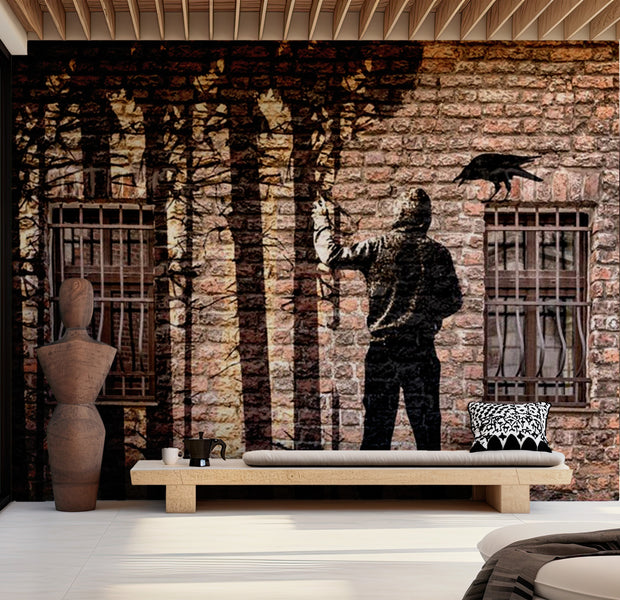 Street Art Wallpaper Wall Mural - Urban Jungle 118"Wx90"H