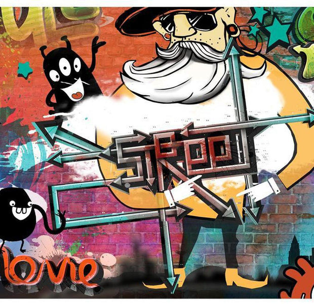 Street Art Wallpaper Wall Mural - Urban Masterpiece