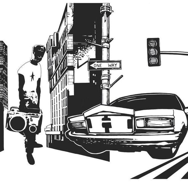 Street Art Wallpaper Wall Mural - Urban Style Drawing