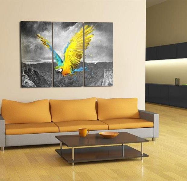 Stretched Canvas Animal Art - Bird Of Paradise