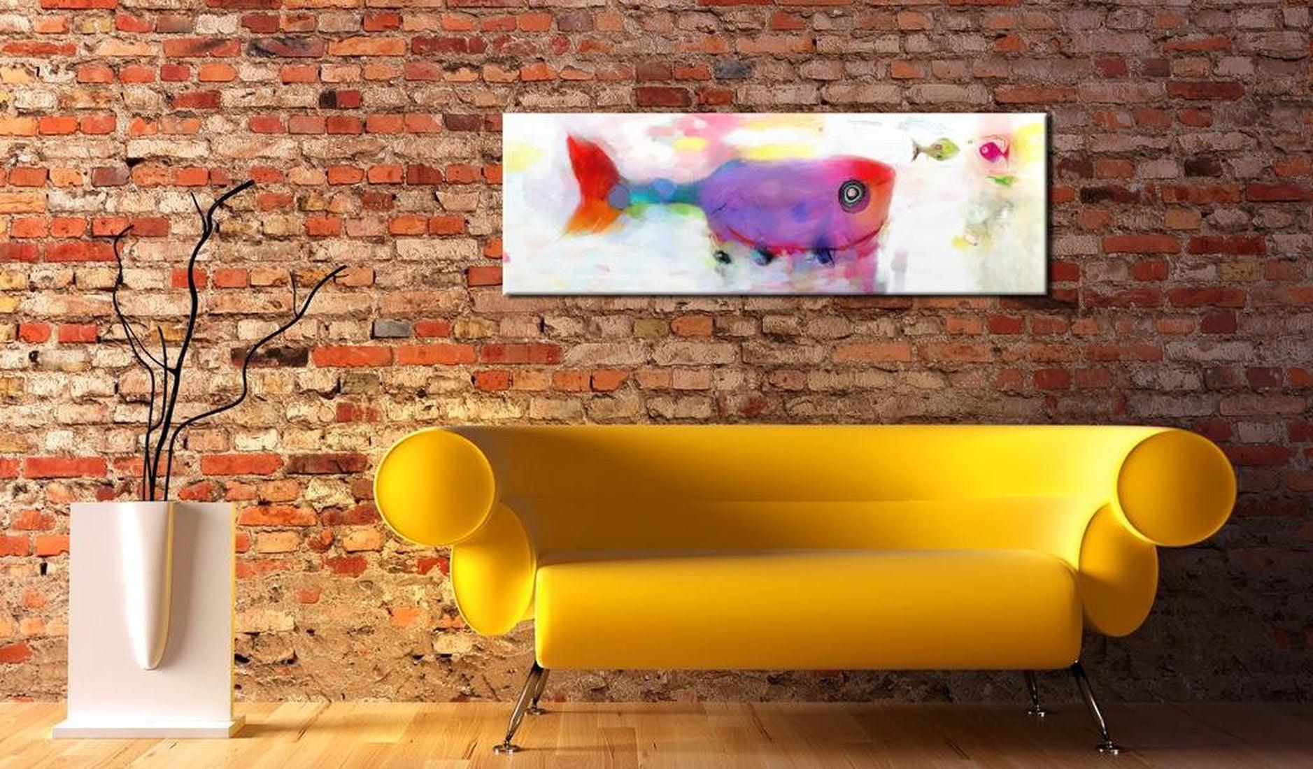 Stretched Canvas Animal Art - Deep-Sea Fishes