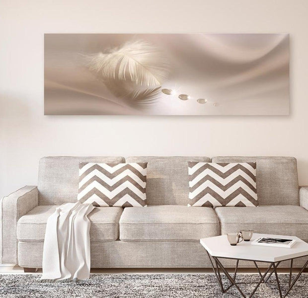 Stretched Canvas Animal Art - Delicate Feather