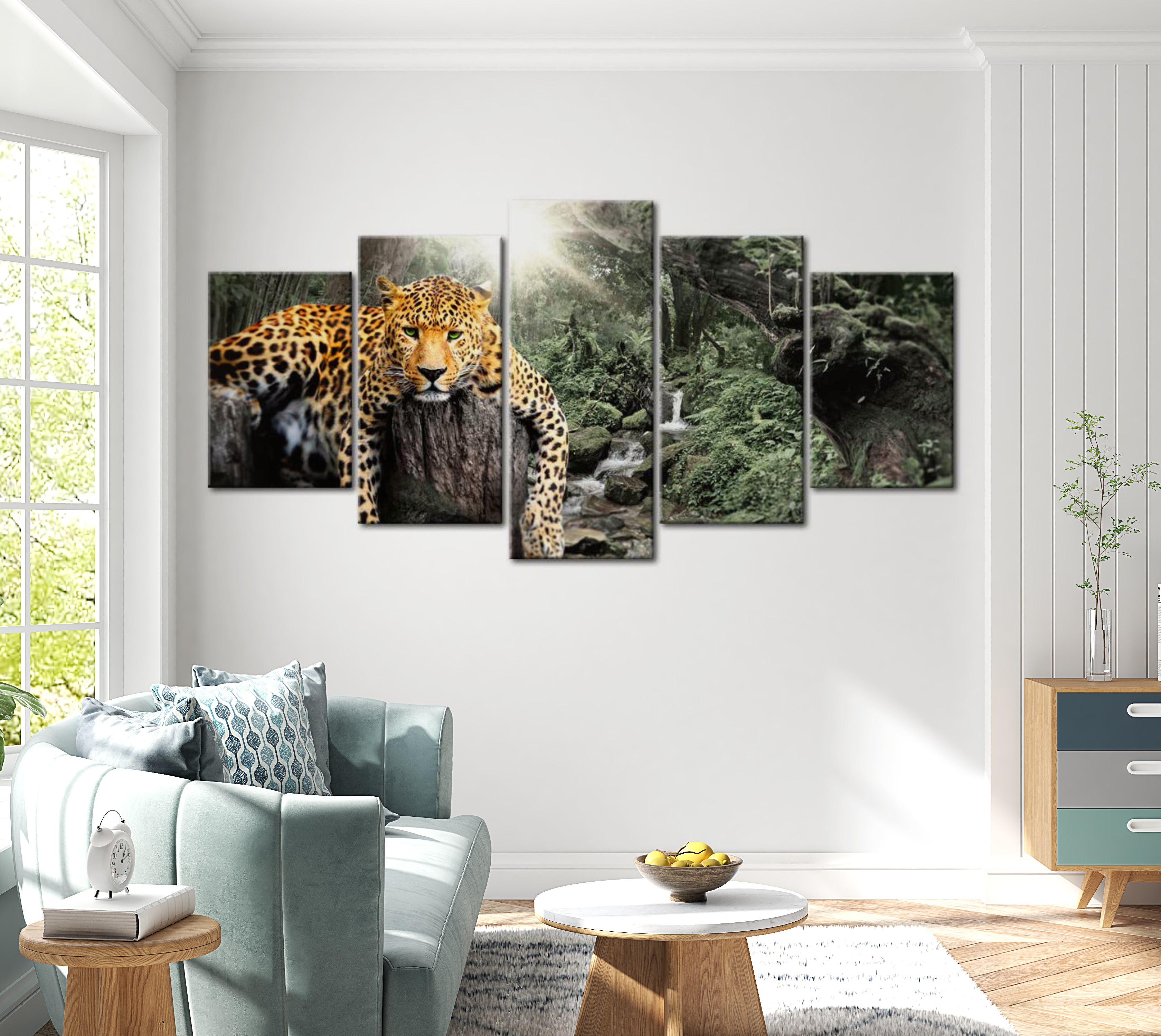 Stretched Canvas Animal Art - Lazy Afternoon 40"Wx20"H