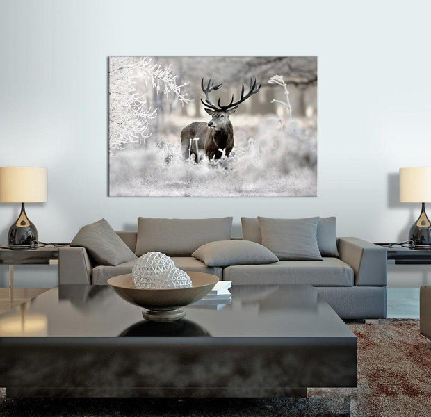 Stretched Canvas Animal Art - Lonely Deer