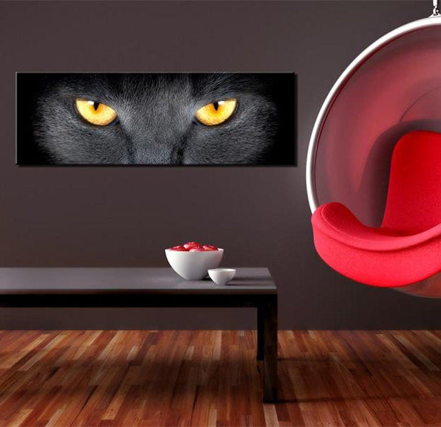 Stretched Canvas Animal Art - Look Into My Eyes...