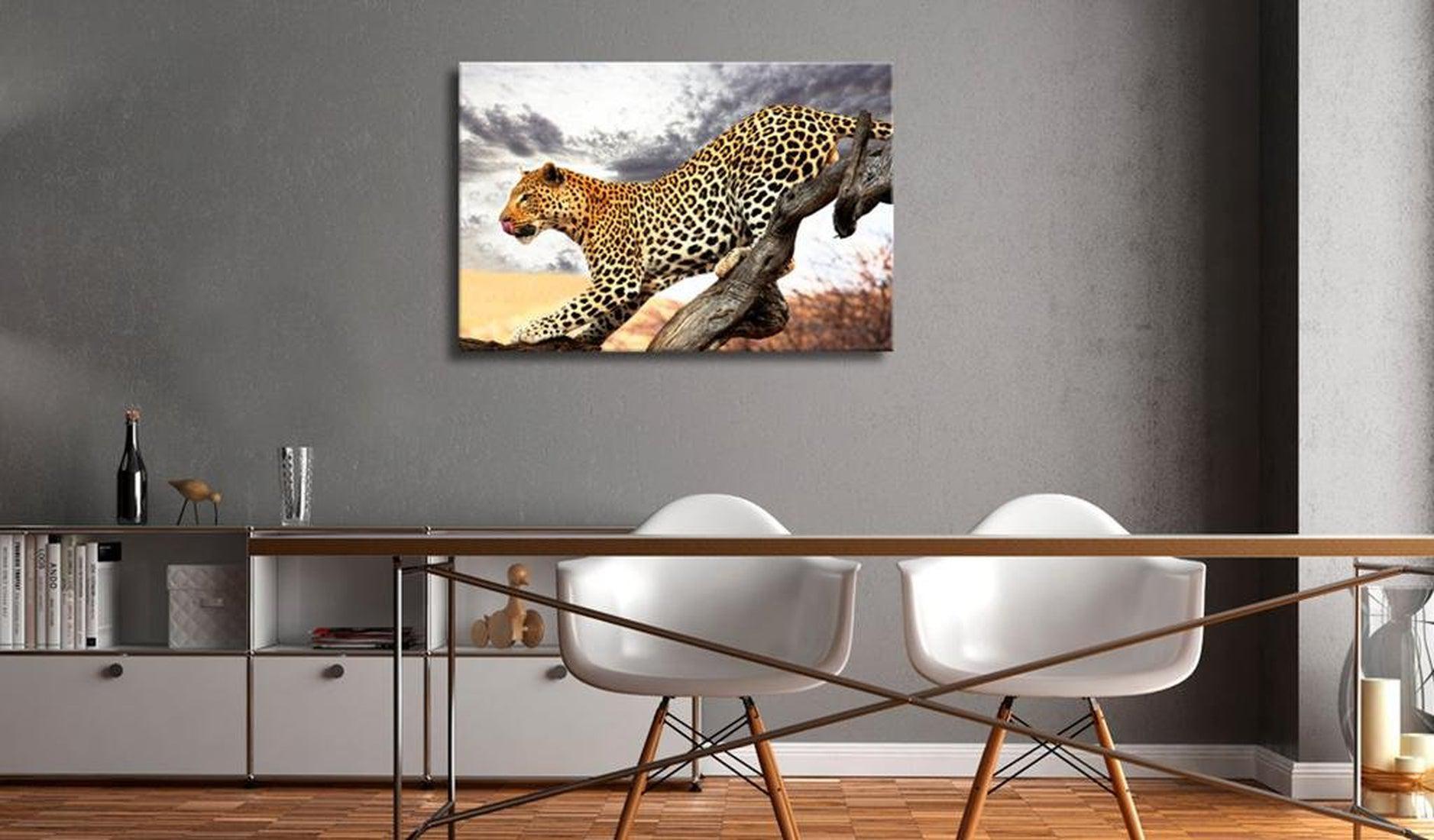 Stretched Canvas Animal Art - Predatory Stare