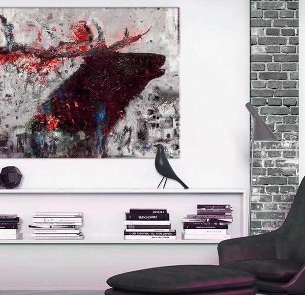 Stretched Canvas Animal Art - Ruby Deer