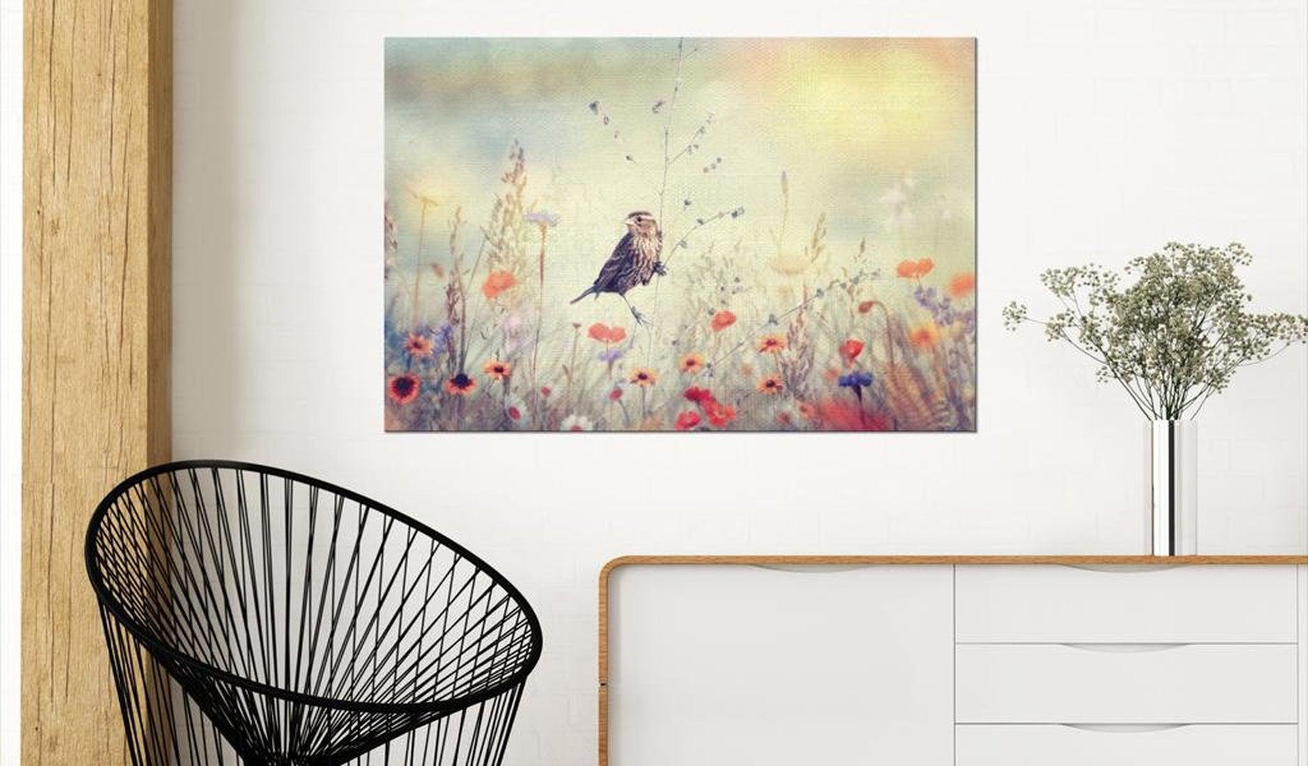 Stretched Canvas Animal Art - Spring Sonata