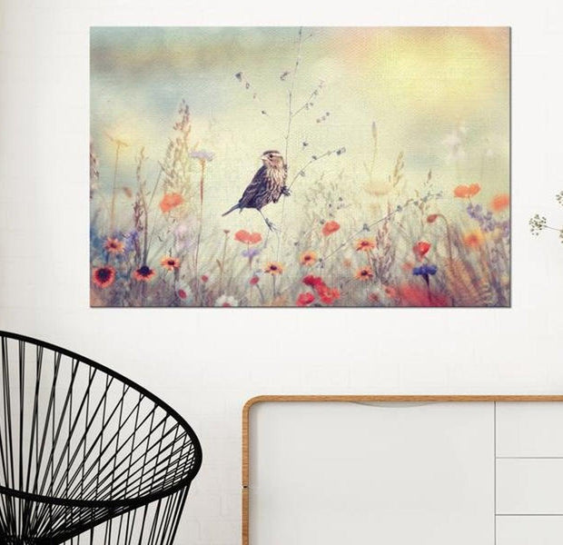 Stretched Canvas Animal Art - Spring Sonata