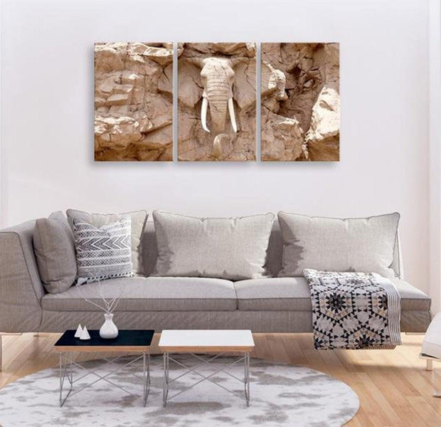 Stretched Canvas Animal Art - Stone Guard