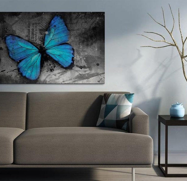 Stretched Canvas Animal Art - The Study Of Butterfly