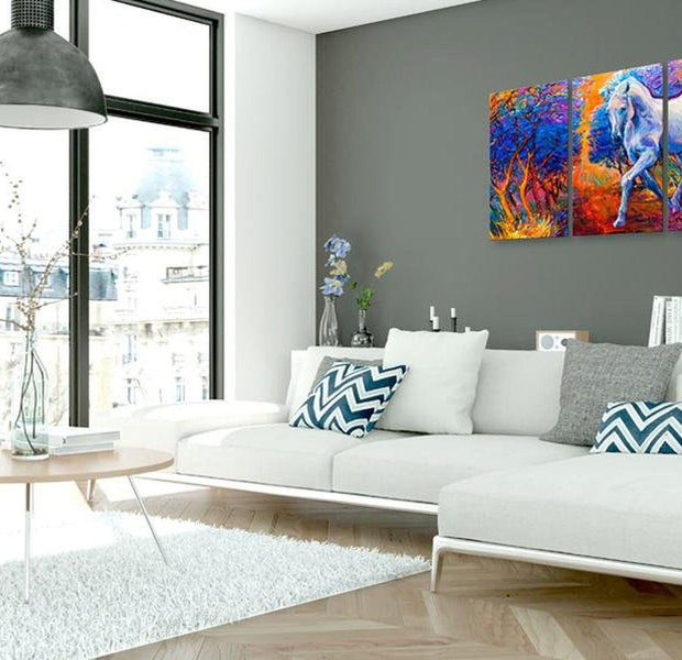 Stretched Canvas Animal Art - Valley Of Fantasy