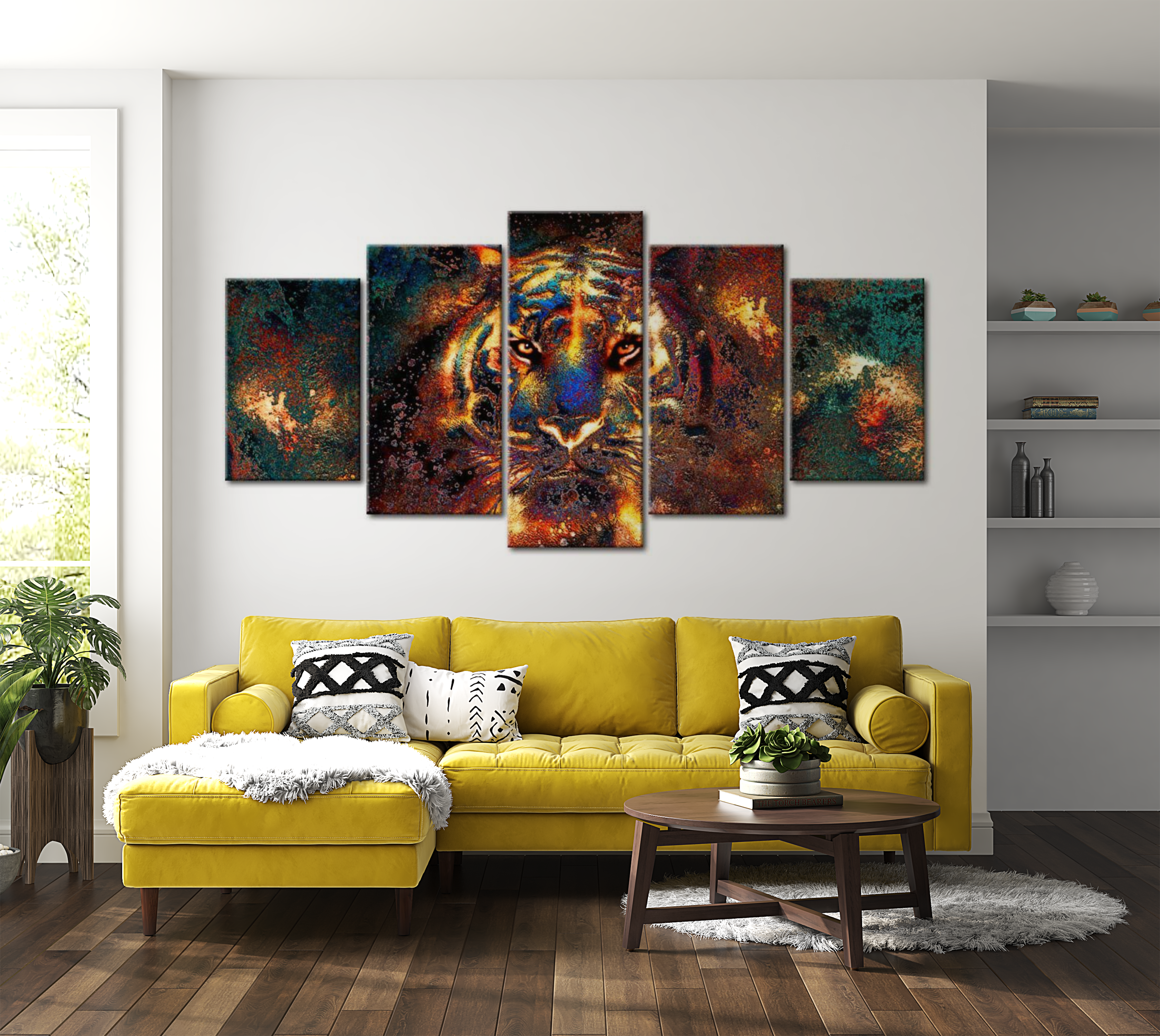 Animal Canvas Wall Art - Wild Charm - 5 Pieces