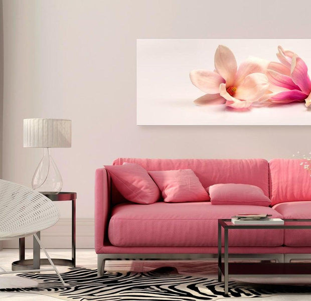 Stretched Canvas Floral Art - Beautiful Magnolias