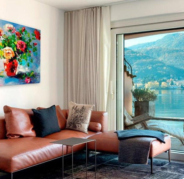 Stretched Canvas Floral Art - Beautiful Roses