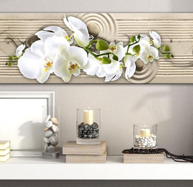 Stretched Canvas Floral Art - Desert Flower