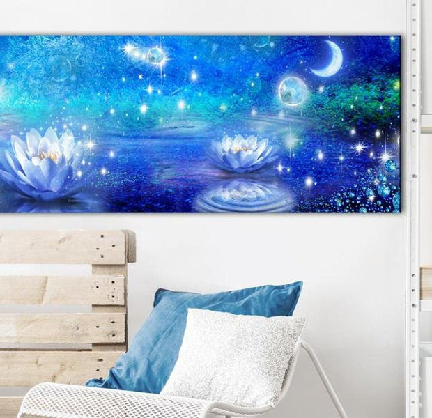 Stretched Canvas Floral Art - Fairytale Land