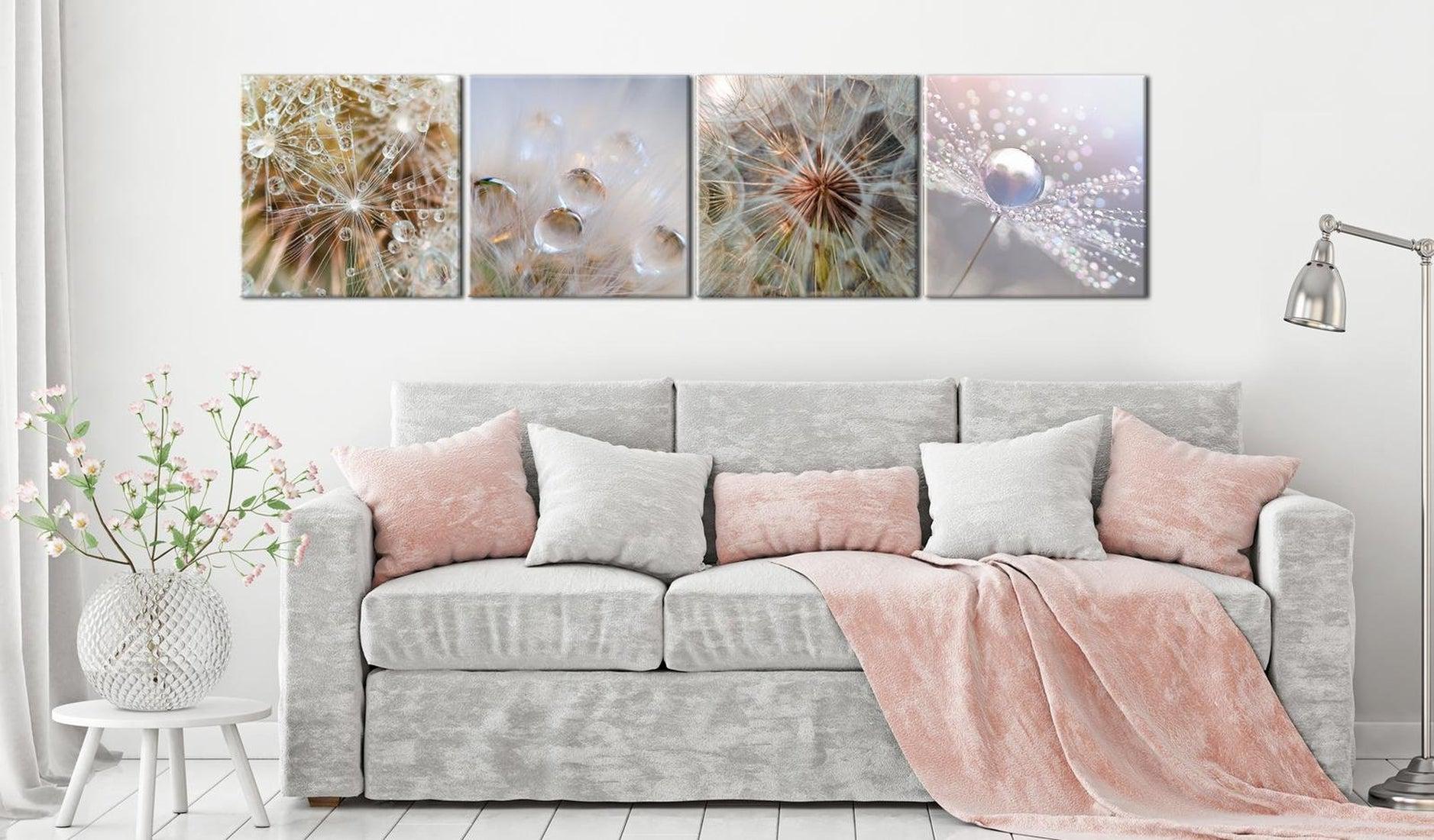 Stretched Canvas Floral Art - Morning Glow