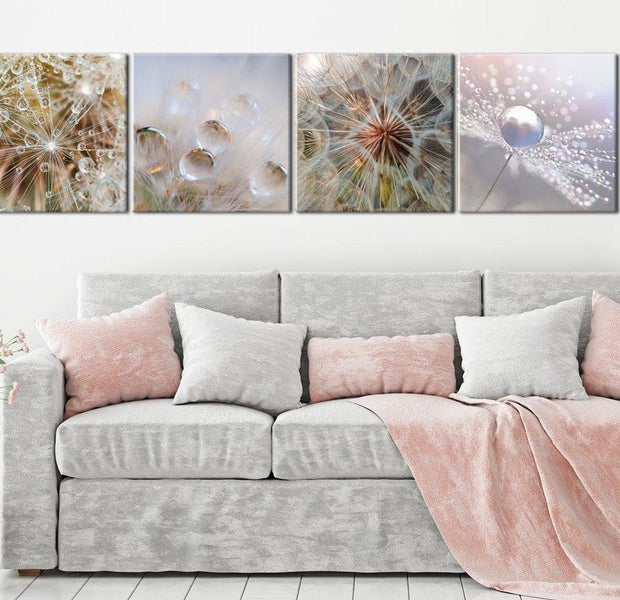 Stretched Canvas Floral Art - Morning Glow