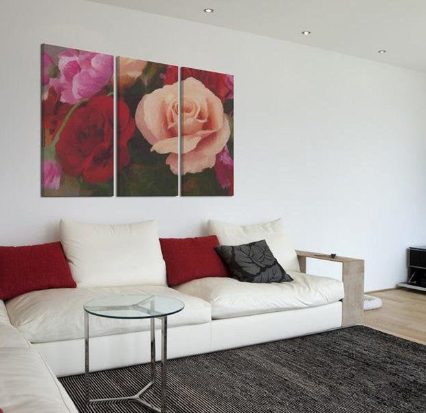 Stretched Canvas Floral Art - Perfect In Every Inch