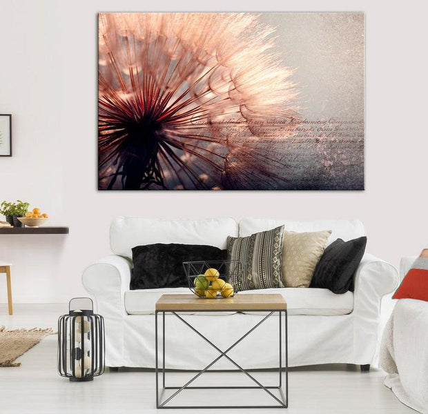 Stretched Canvas Floral Art - Pink Gentleness