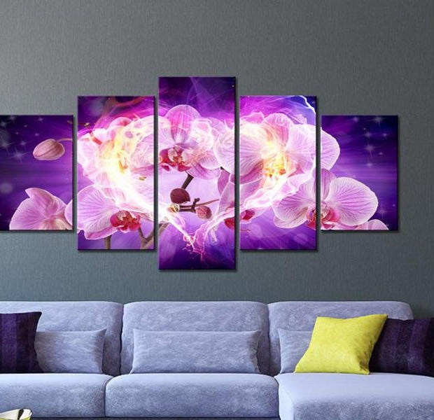 Stretched Canvas Floral Art - Powerful Love