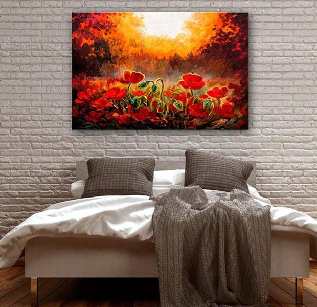 Stretched Canvas Floral Art - Secret Meadow