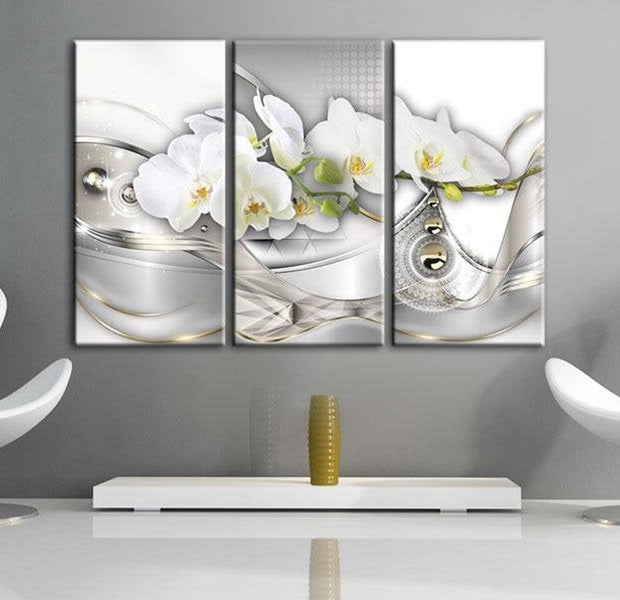 Stretched Canvas Floral Art - Sensual Chic