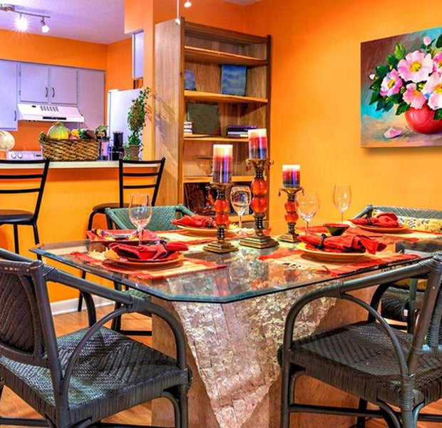 Stretched Canvas Floral Art - Spring Bunch