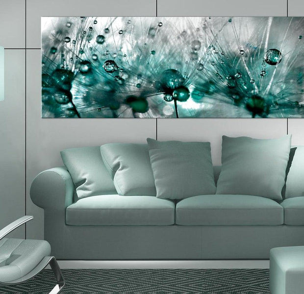 Stretched Canvas Botanical Art - Sprinkled Dandelions