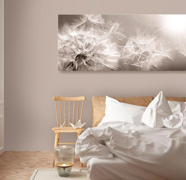 Stretched Canvas Floral Art - Summer Dandelions