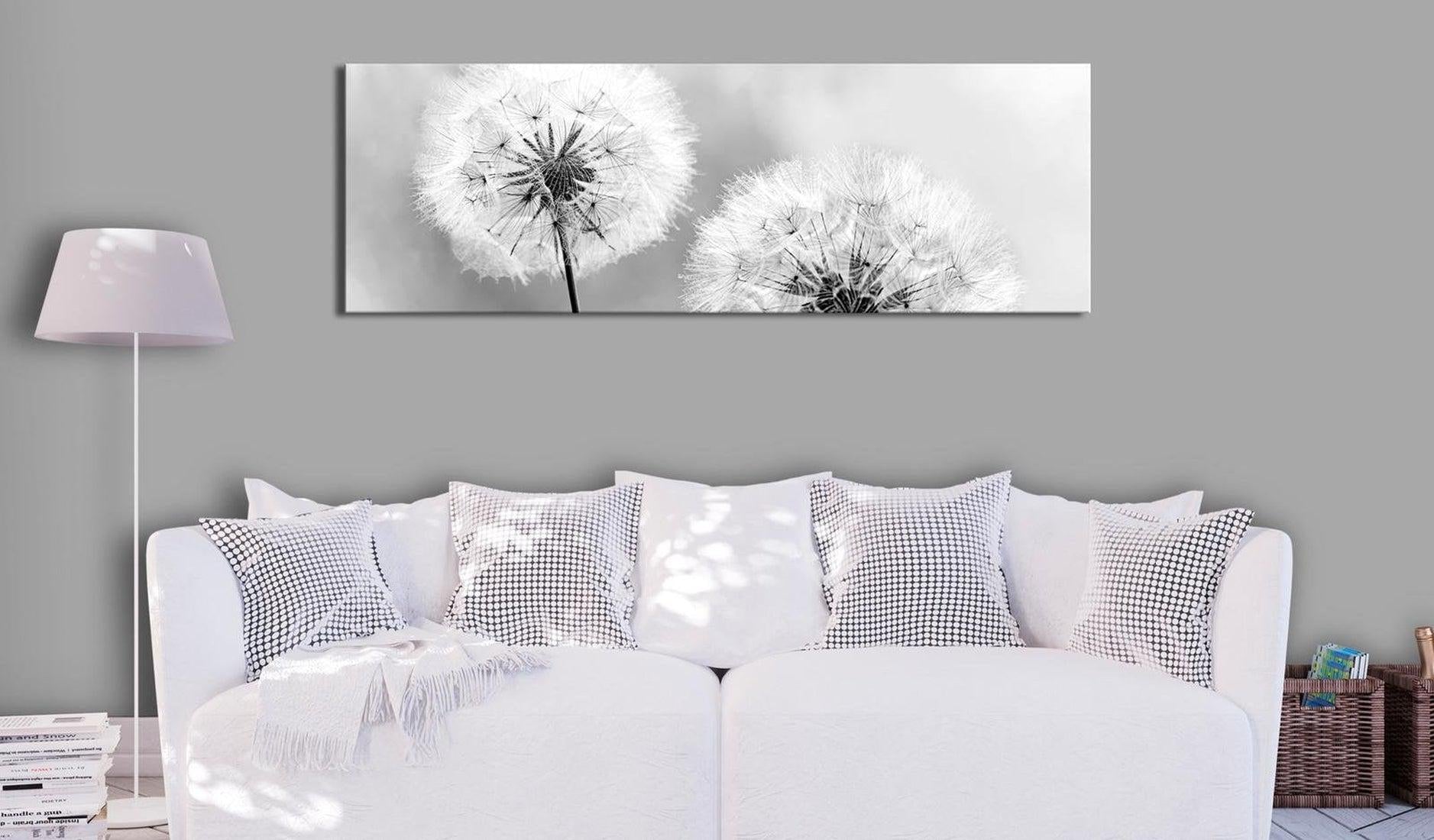 Stretched Canvas Botanical Art - Summer Memories Dandelion