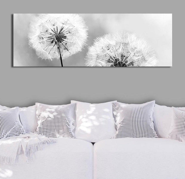 Stretched Canvas Botanical Art - Summer Memories Dandelion