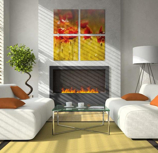 Stretched Canvas Floral Art - Summertime