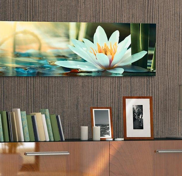 Stretched Canvas Floral Art - The Lake Of Lotus