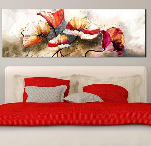 Stretched Canvas Floral Art - The Secret Of Gentleness