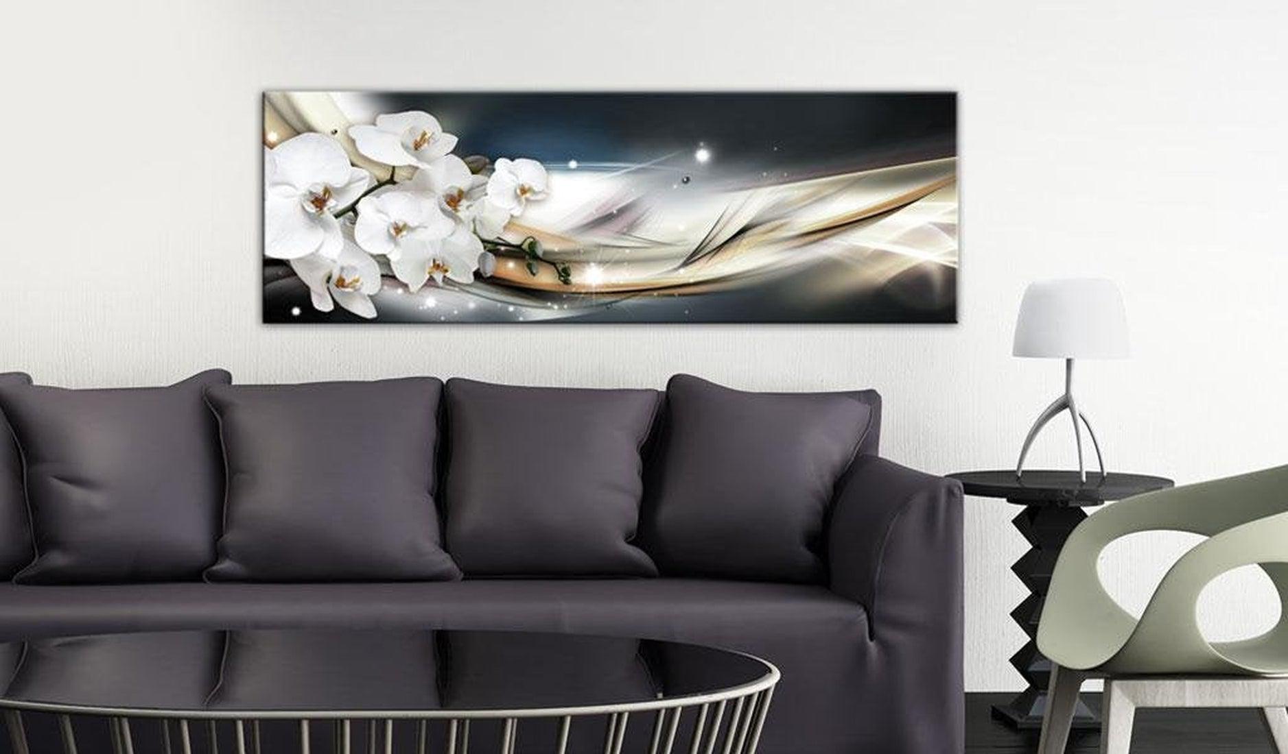 Stretched Canvas Floral Art - Touch Of Innocence