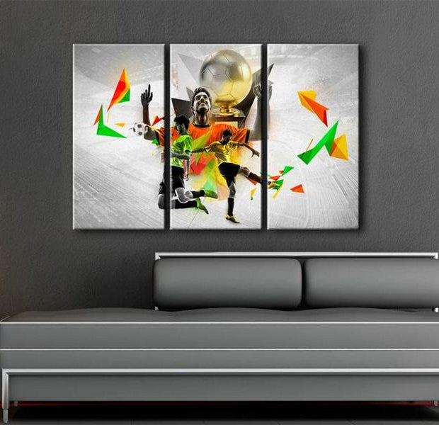 Stretched Canvas Kids Art - Football Dreams