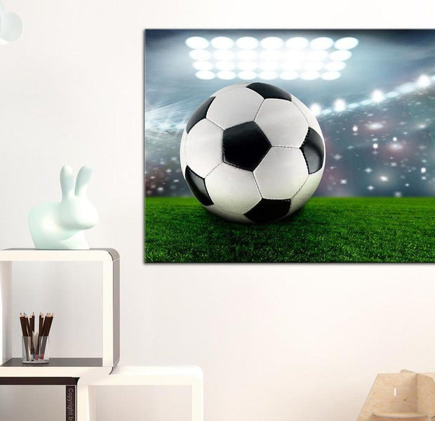 Stretched Canvas Kids Art - Kick-Off Wide