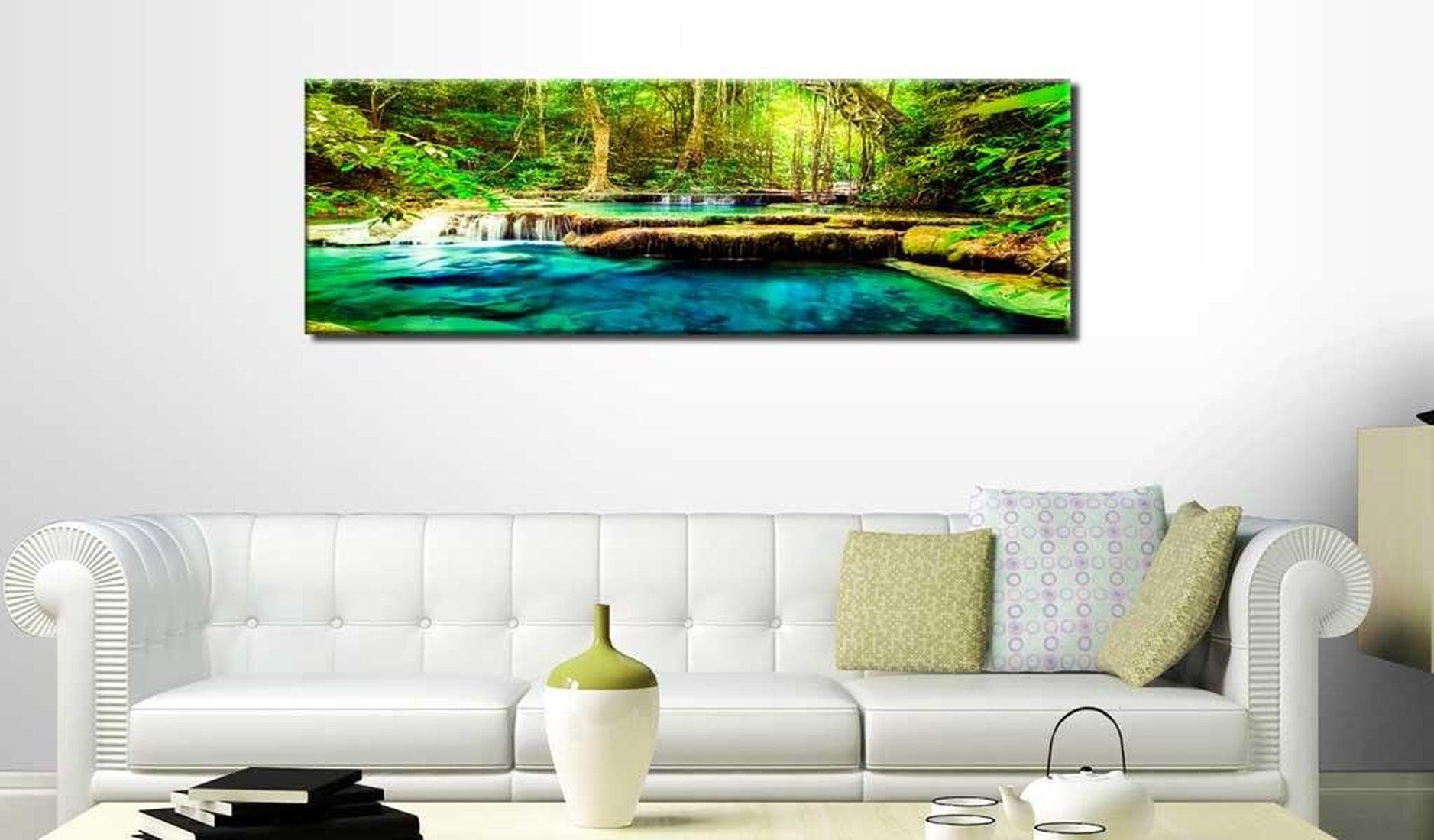 Stretched Canvas Landscape Art - A Jewel Of Nature