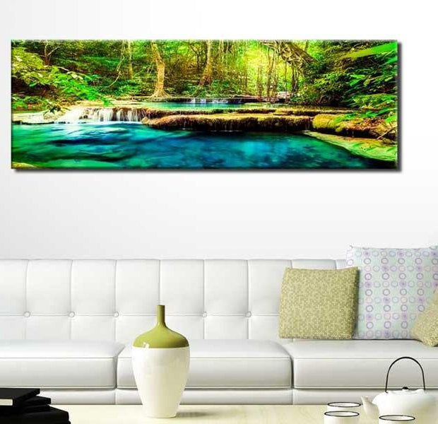 Stretched Canvas Landscape Art - A Jewel Of Nature