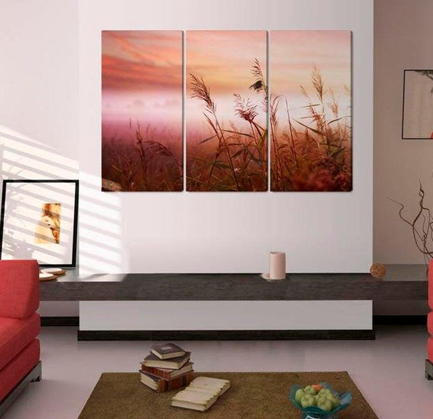 Stretched Canvas Landscape Art - A Silent Meadow